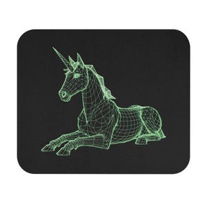 Neon Unicorn Mousepad
