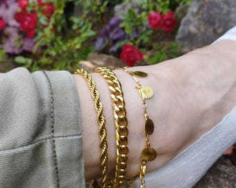 Benutzerdefinierte Gold Fußkette, benutzerdefinierte Strand Fußkettchen, personalisierte Fußkettchen, wasserdichte Fußkettchen, Sommer Fußkettchen Schmuck, Damen Fußkettchen, Weihnachtsgeschenk