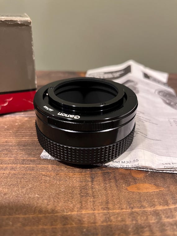 Canon Vari-extension Tube M30-55 Vinatge Photography Camera Canon Vari-extension Tube M30-55 Vinatge Photography Camera