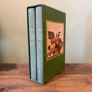 The Horizon Cookbook and Illustrated History of Eating and Drinking 2 Vol. Set  2 Volume In Original Slipcase, Vintage Cookbooks,