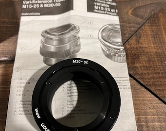 Canon Vari-extension Tube M30-55 Vinatge Photography Camera
