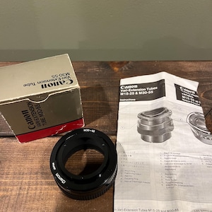 希少!! Canon VARI-EXTENSION TUBE M30-55 This item is unavailable - Etsy