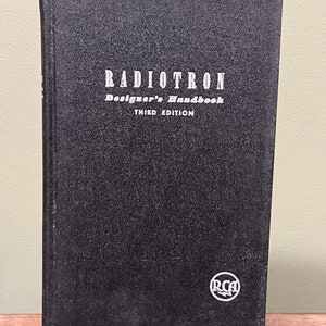 Vintage RCA Radiotron Designer's Handbook Third Edition Radio Engineer, Designer, Service Mechanic 1942 image 1