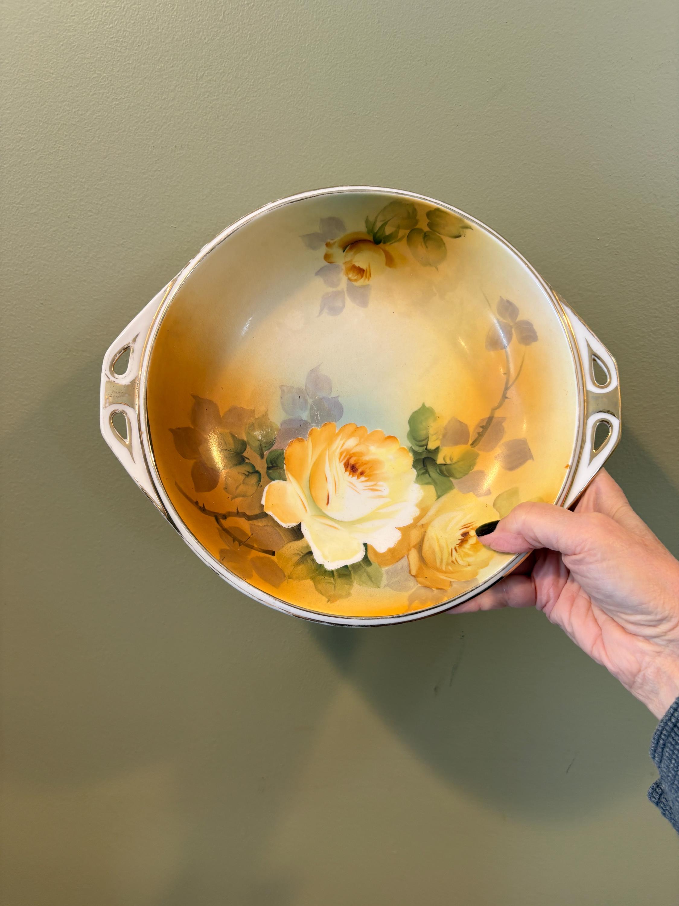 Yellow Rose Bowl Japan - Etsy