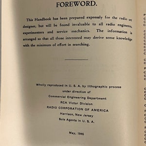 Vintage RCA Radiotron Designer's Handbook Third Edition Radio Engineer, Designer, Service Mechanic 1942 image 5