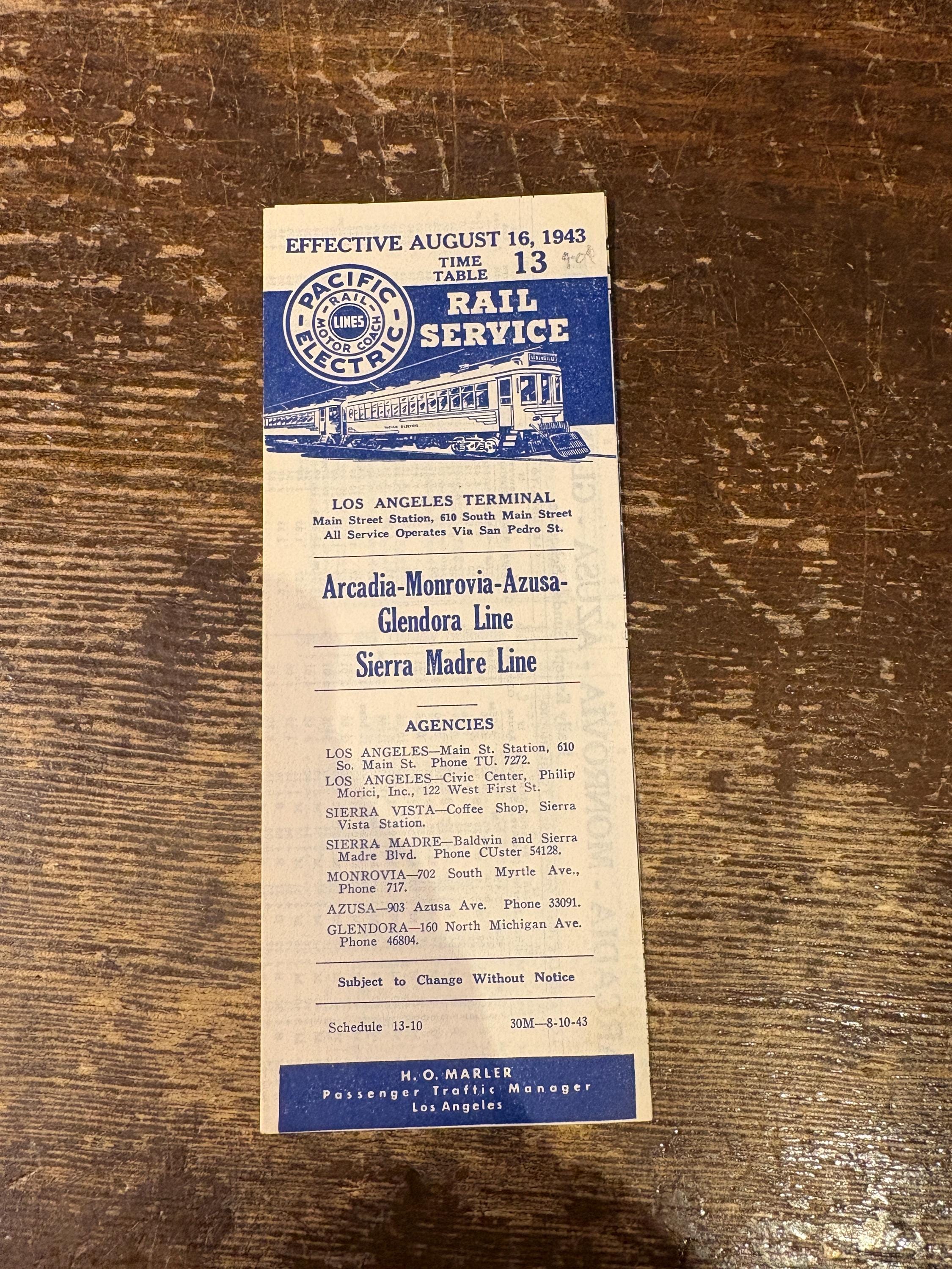 1940's Train Ticket - Etsy