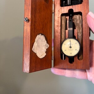 Brown & Sharpe Mfg Co Test Indicator in Original Wood Box Providence, RI