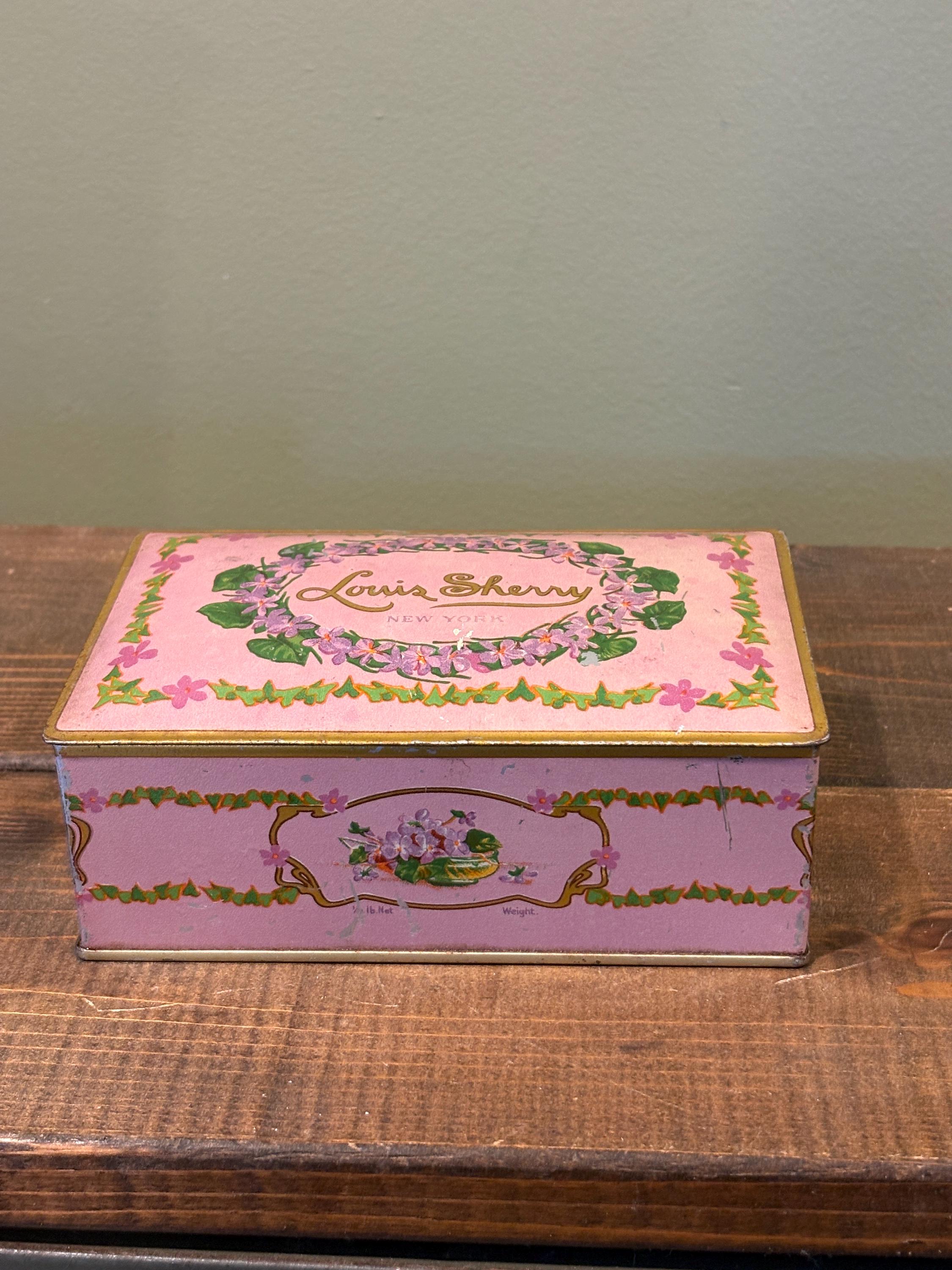Louis Sherry Vintage Tin - Etsy