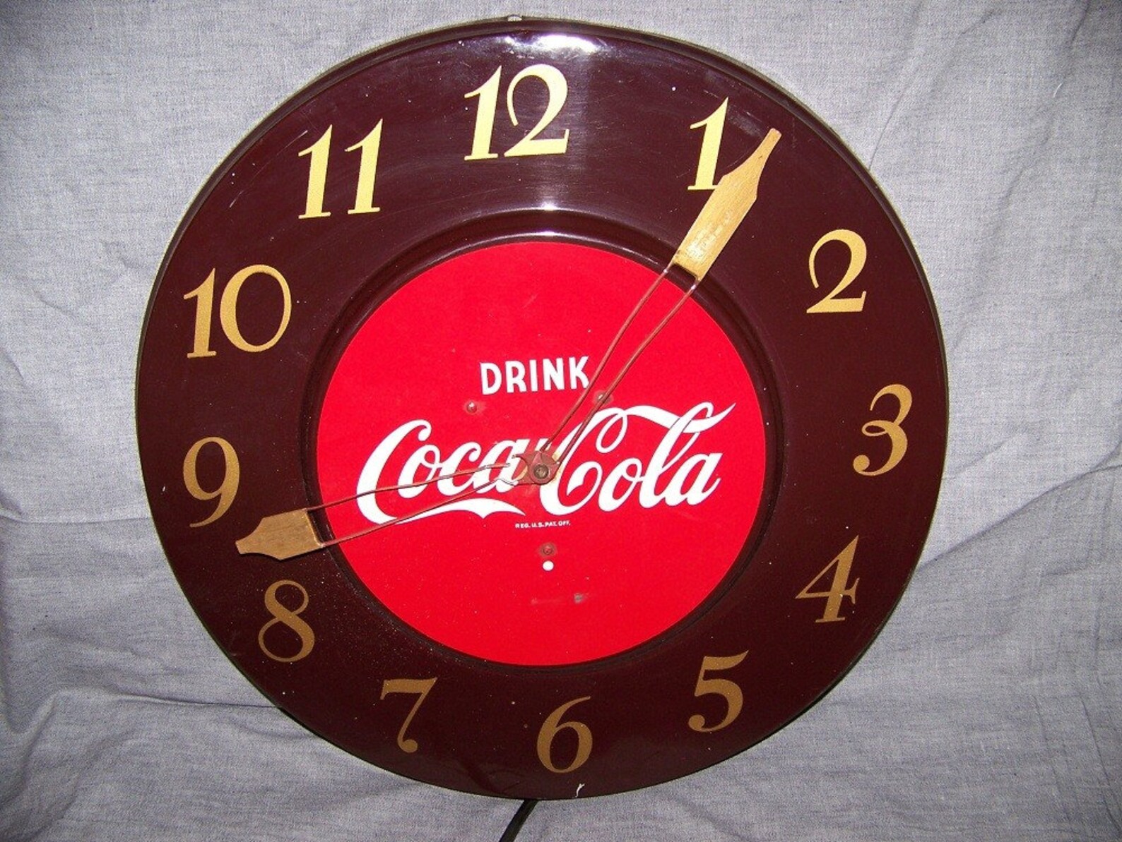 Vintage Coca Cola Wall Clock Etsy