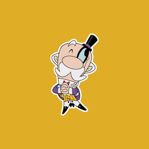 Mayor Powerpuff Girls Digital Sticker| Mayor Digital Sticker| Printable Sticker| The Powerpuff Girls| Cartoon Network| Nostalgic Sticker|