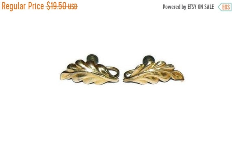 ON SALE Gold Filled Screw Back Earrings