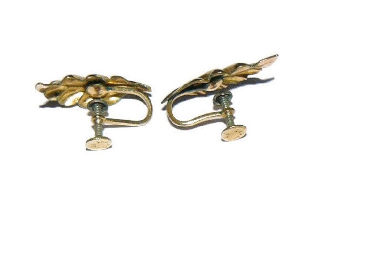 ON SALE Gold Filled Screw Back Earrings