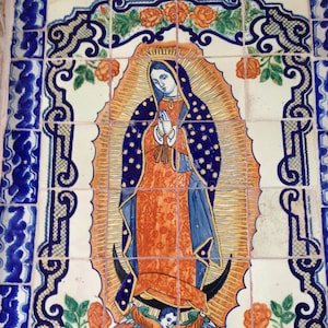 Virgen de Guadalupe Mural - San Miguel de Allende - Card