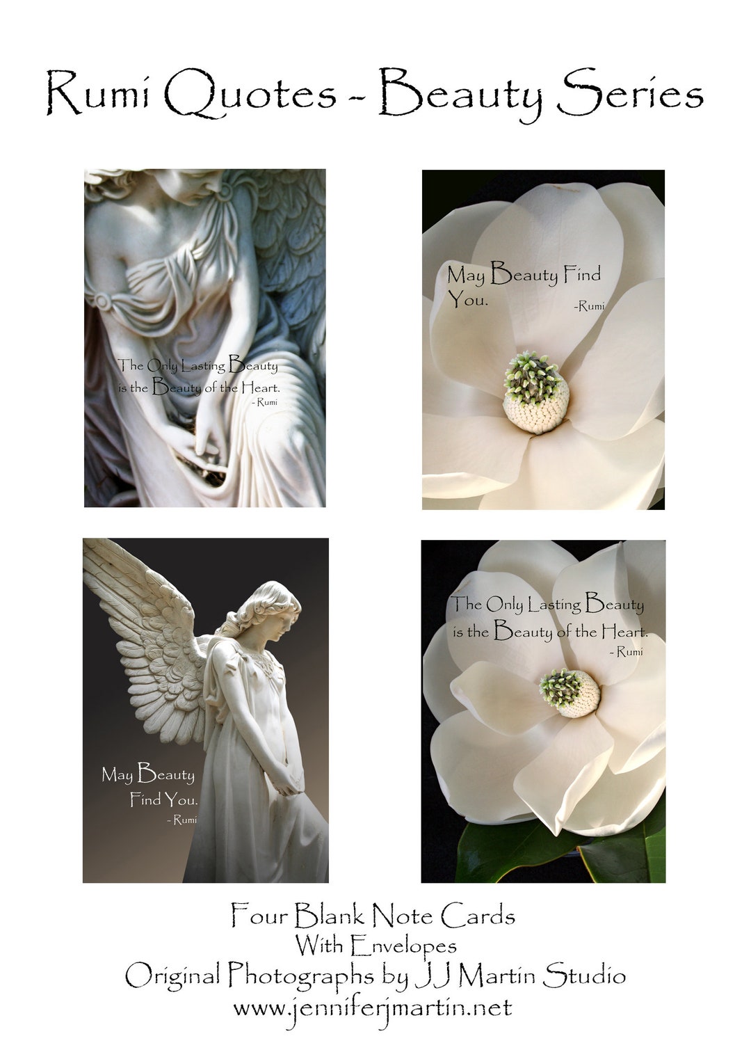 Angel Photography Rumi Rumi citations Cartes dange carte - Etsy France