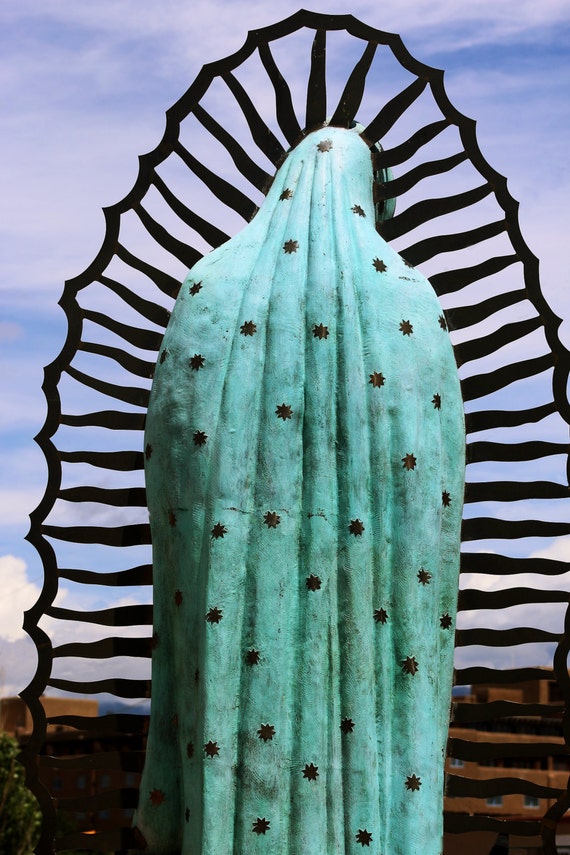 Virgen de Guadalupe - Santa Fe, New Mexico (5" x 7" photographic greeting card - blank inside/with envelope)