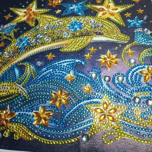 Diamond Painting, Peace, love, joy