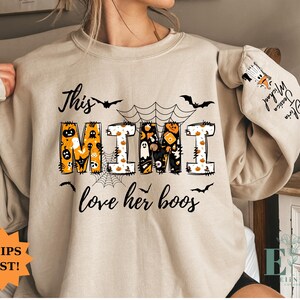 Personalized Halloween Mimi Sweatshirt, Spooky Mimi Shirt, Gift for Mimi, Spooky Mimi Sweatshirt, Halloween Shirt For Mimi, Custom Halloween