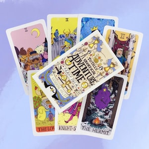 Adventure Time Tarot Deck – 78 Cards Oracle Set for Divination & Game Night