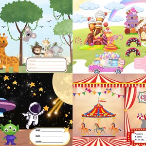 Fundas para cuadernos infantiles: diseños divertidos