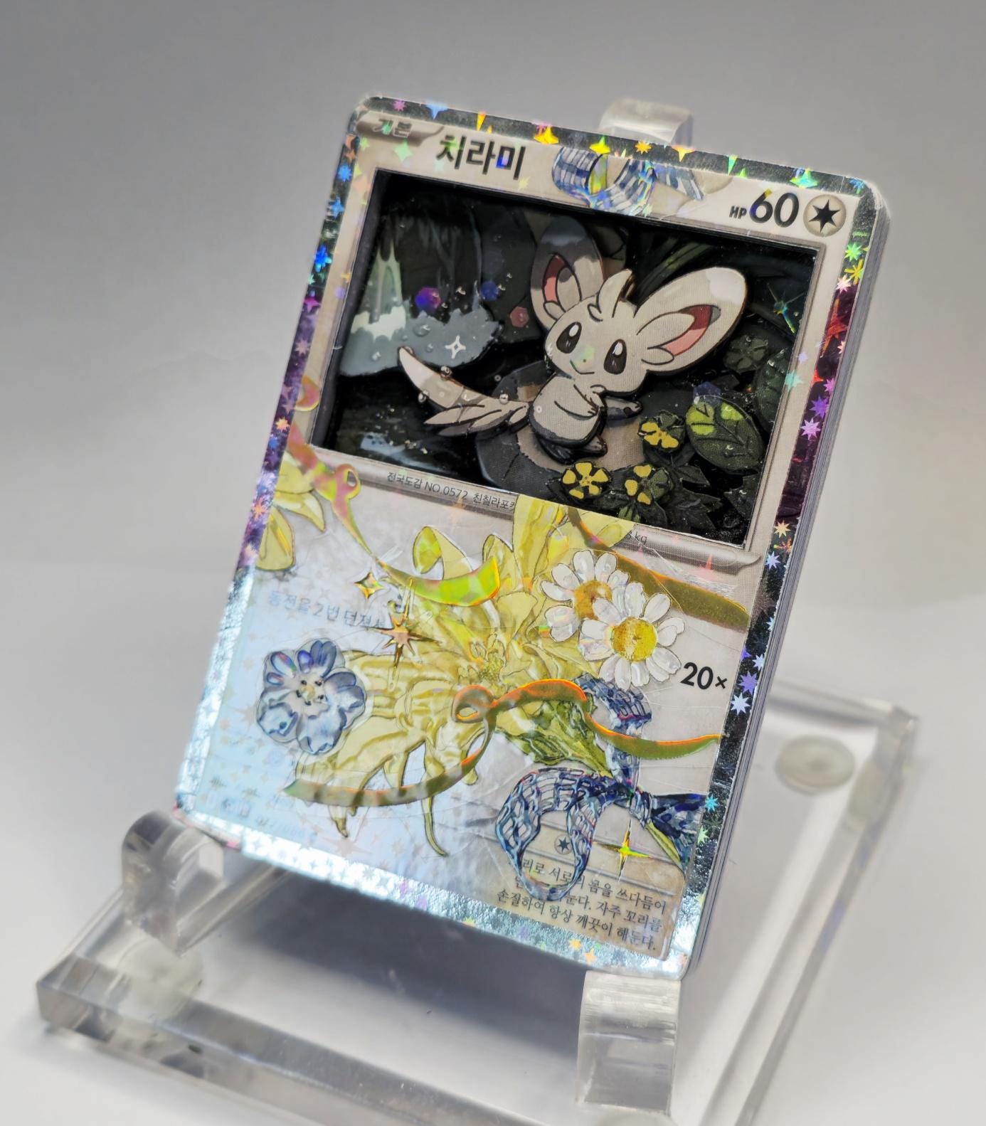 カスタム3Dトレーディングカード ポケモンカード シャドーボックス