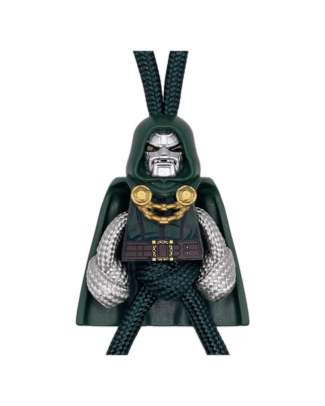 Handmade Doctor Doom Paracord Minifigure Keychain, Marvel