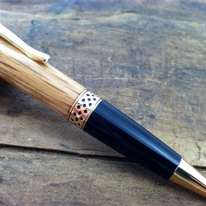 Authentic Jim Beam Oak Bourbon Barrel Stylus Pen Groomsmen Wedding Favor FREE Engraving image 4