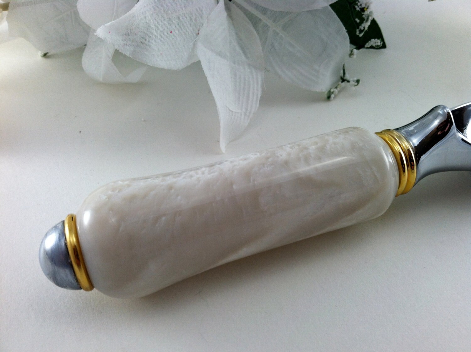 Personalized Wedding Ice Cream Scoop White Pearl Ice Cream Etsy