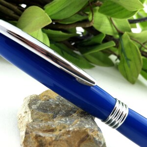 Bluebird Vibrant Blue Groomsmen Favor Pen Free Engraving image 2