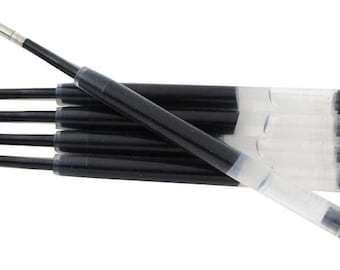 2 Parker Style Black or Blue Gel Ink Pen Refills - FREE Shipping