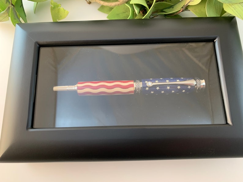American Flag Wood Inlay Calligraphy Fountain Pen or Etsy