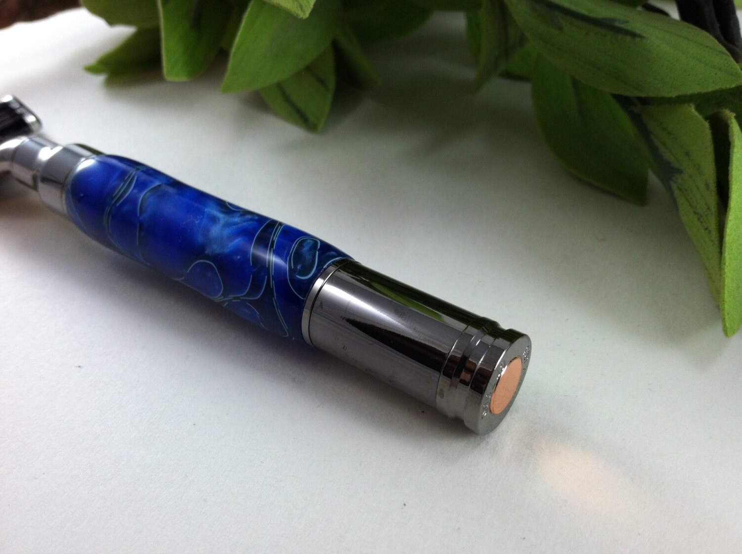 Vibrant Blue Center Fire Rifle Magnum Cartridge Mach3 Razor | Etsy