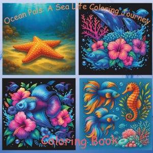 Sea Life Malbuch: Ocean Pals Malreise