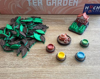 Jeton 3D Jardin de thé