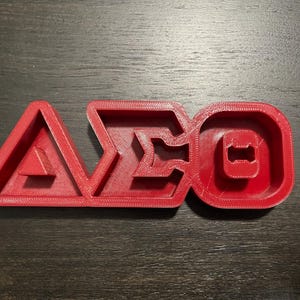 Delta Sigma Theta 3D Printed Letters