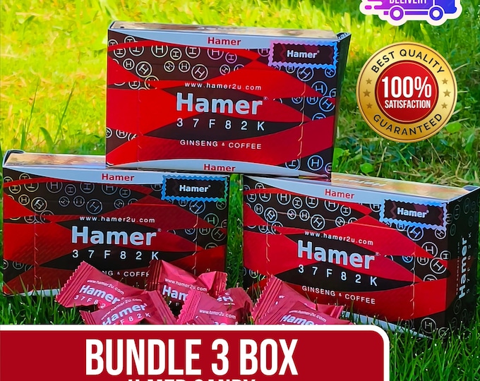 Featured listing image: 3 box Bundles Gourmet Herbal Treat, Asian Coffee Snack, Sweet Gift for Him or Her, Hamer Ginseng Coffee Candy