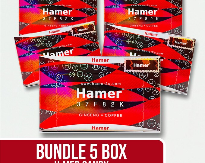 Featured listing image: 5 box Bundles Gourmet Herbal Treat, Asian Coffee Snack, Sweet Gift for Him or Her, Hamer Ginseng Coffee Candy