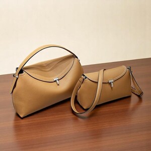 Umhängetasche und Crossbody Bag Set – Stilvolle PU Leder Geldbörse Kombination für Damen – Lässige Alltagstasche – Vegane Lederhandtasche Geschenkidee
