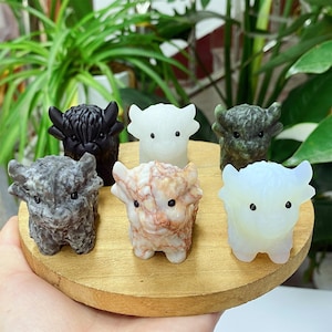 Natürliche Mix Quarz Kristall Kuh,Quarz Kuh,Kristall Kuh,Kristall Tier,Crystal Heal Reiki,Innendekoration,Kristall Skulptur,1 Stück