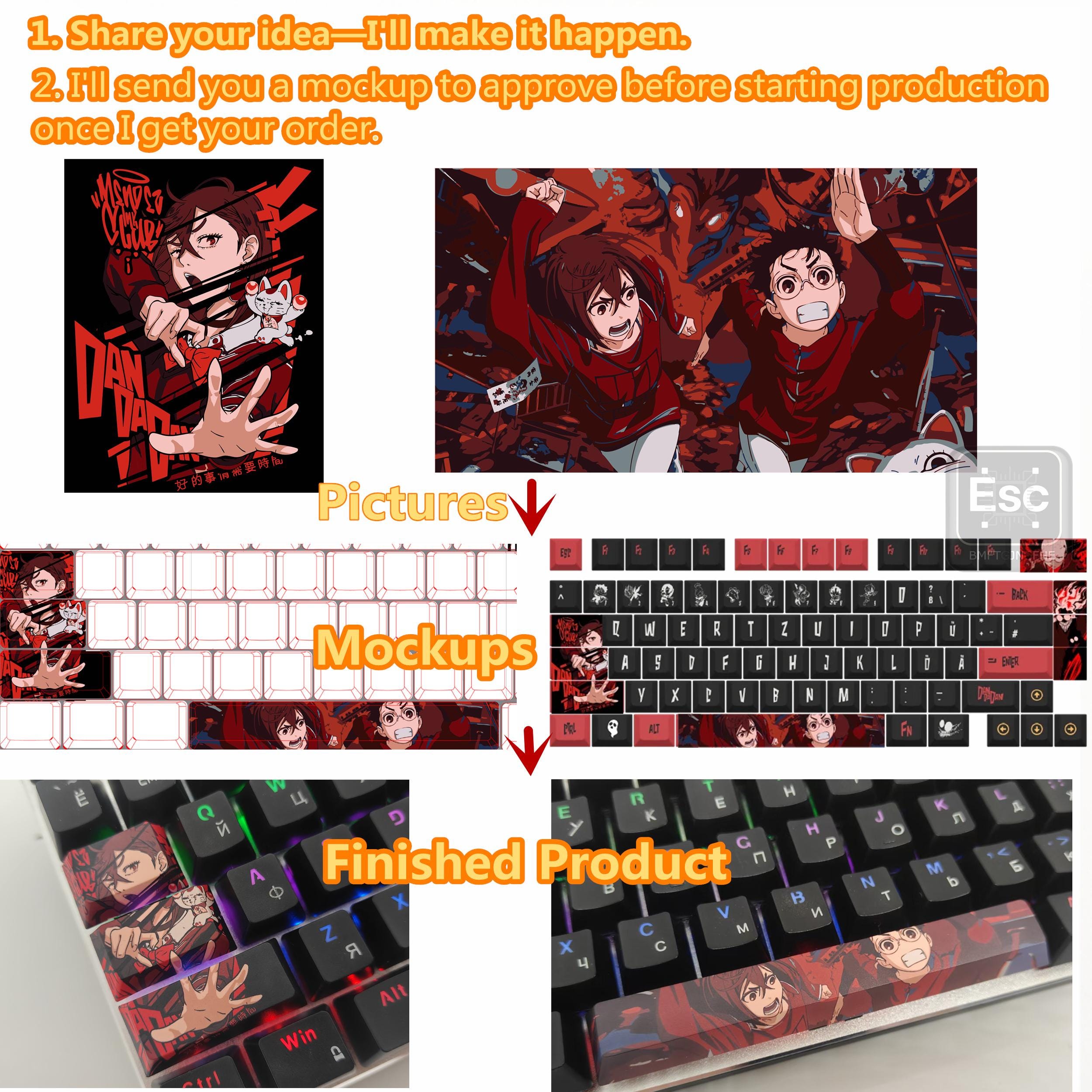 Create Your Own Keyboard Keycaps, Custom PBT Dye Sublimation Mechanical ...