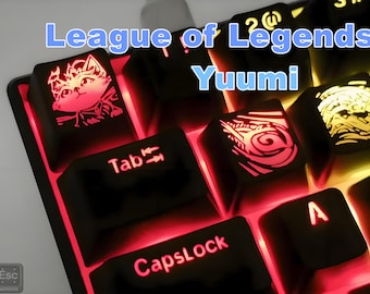 Tasti Yuumi LOL: retroilluminati per le abilità dei campioni di League of Legends