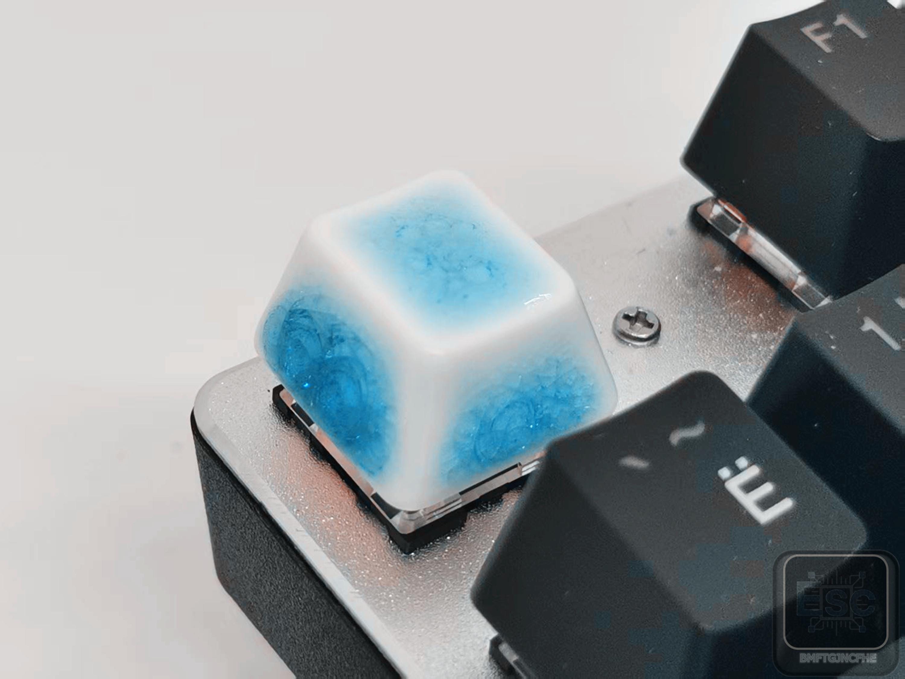 Custom Ceramic Keycap Set: Unique Artisan Keycaps, Translucent ...