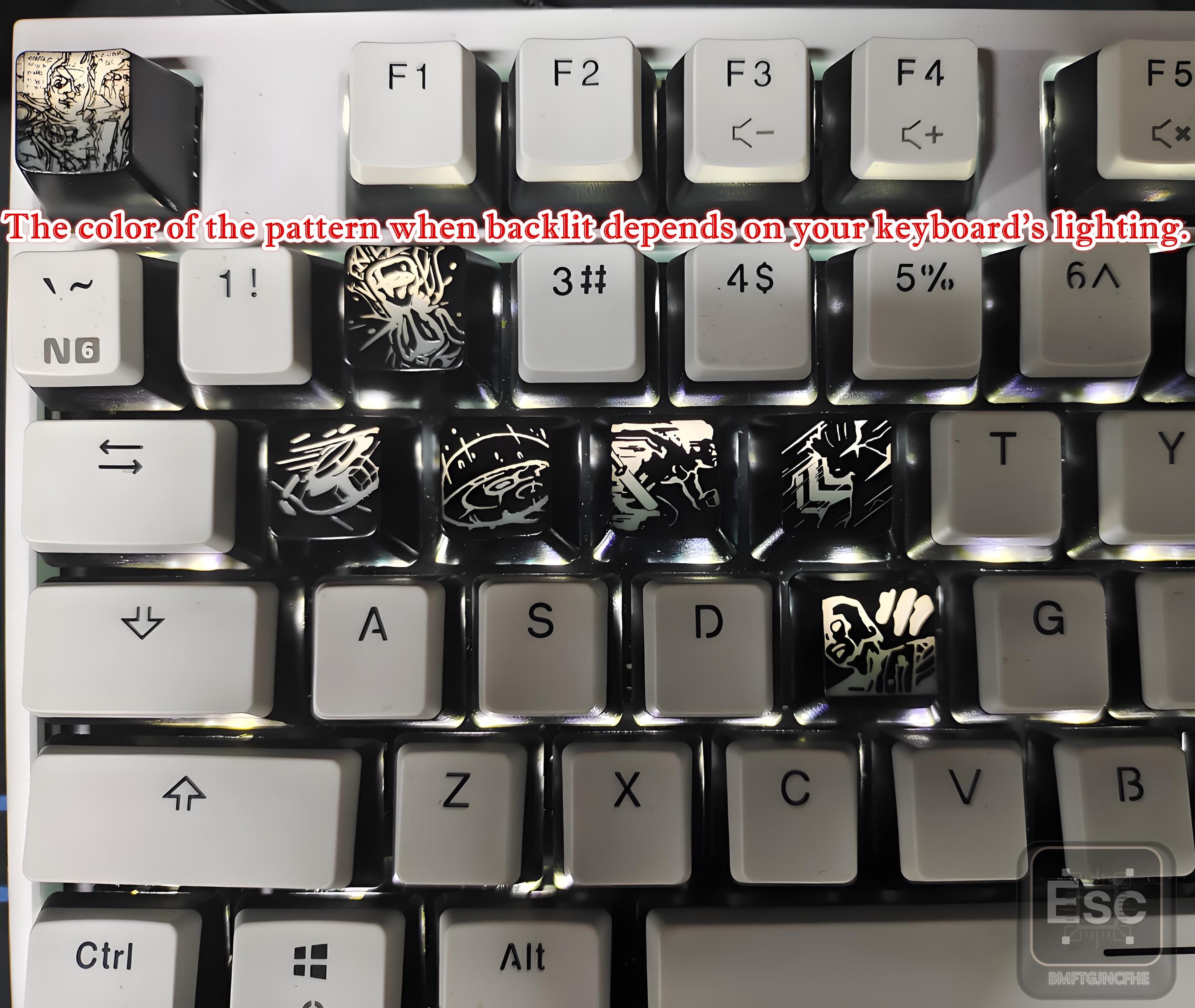 League of Legends Backlit Keycaps: Champion Abilities, Summoner