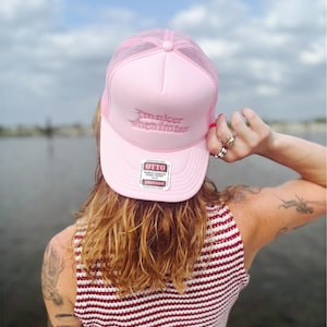 I’m nicer when I’m tan Foam Trucker Hat Embroidered OTTO