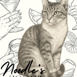Custom Pet Drink Sign Digital Download - Personalized Bar Menu for Your Furry Friend!