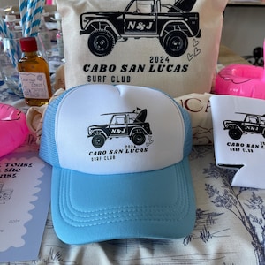 Cappello da camionista personalizzato per addio al nubilato - Bomboniere personalizzate per la squadra di spose