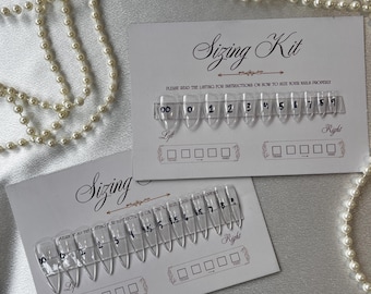 Press On Nails Sizing Kit | Apres Nail Tips | Sizing | Standard Nail Sizing