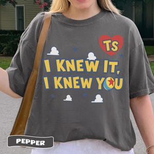 Retro I Knew It I Knew You Shirt, Ts Toy Story 5 Pixar Fest Tee, Vintage Country Music Fan, Disney Family Trip Tshirt, Woody Buzz Cowboy Tee Pepper/Dark Heather