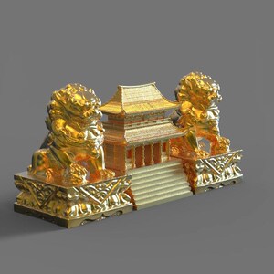 中国古代建築 3D クリエイティブ キーボード キャップ 樹脂製キーボード キャップ