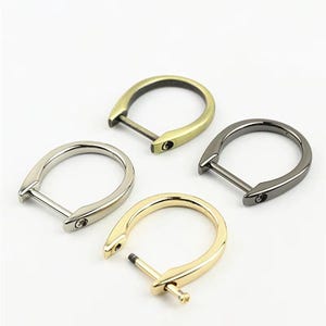 Metal Removable D Ring Screw Shackle for Bag Strap Hardware