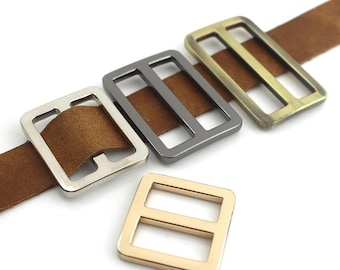 Metalen Tri Glide schuifgesp voor tasriem Leathercraft